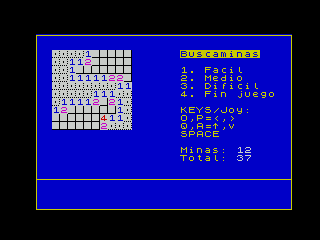 ZXMines: el clásico juego Buscaminas, en BASIC