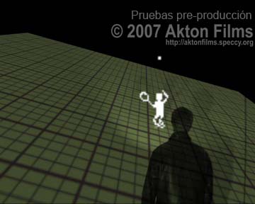 Otra prueba, esta vez realizada en el entorno 3D del After Effects. Realizada el 25/02/2006